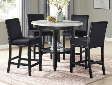 1715-42RD-5PCS LENNON ROUND COUNTER HEIGHT DINING SET