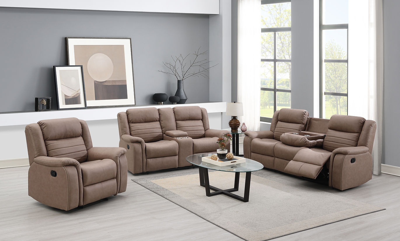 S7330 Max (Tan) reclining set