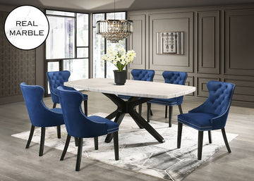 Bolivar Dining Set (Blue)