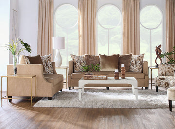 S17550 Sofa & loveseat Simone Flax