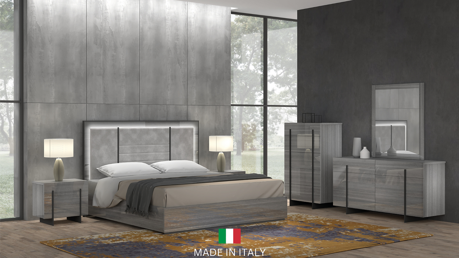 Blade Italian bedroom Collection