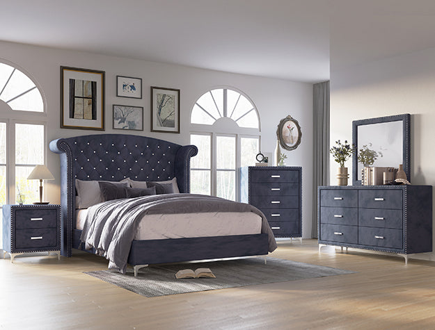 B9260 LUCINDA BEDROOM GROUP GRAY