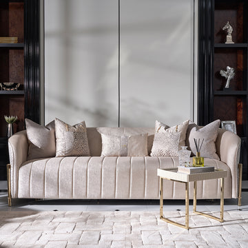 LISBON Sofa and loveseat Opal Gold