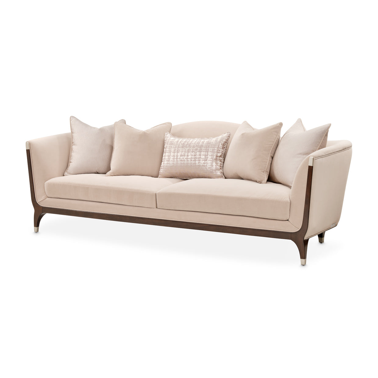 ParisChic Sofa and loveseat Tiramisu Espresso