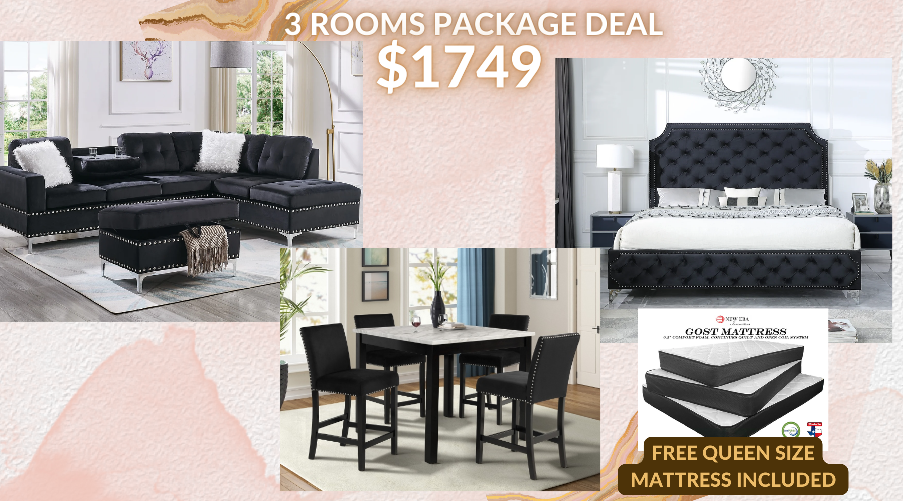 3 Room Package Deal