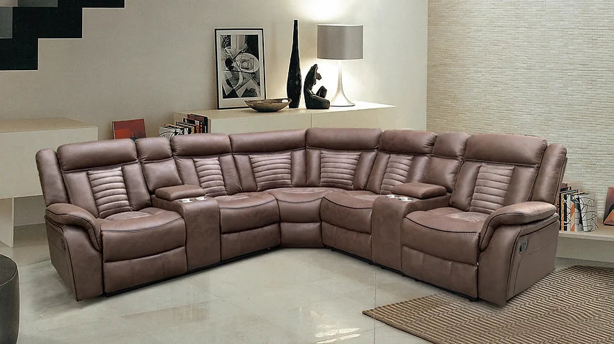 S4002 Samuel (Brown) reclining sectional