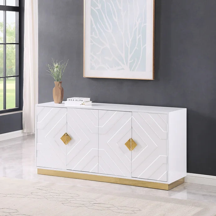 A-C13 Paros Console White