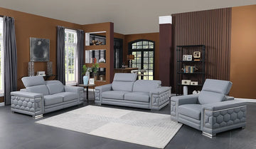 MI-1250 Favo (LT. Blue) sofa loveseat