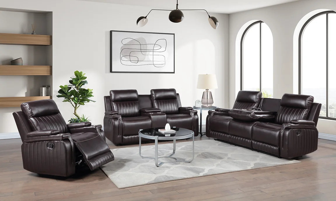 S2121 Ethan (Brown) reclining set