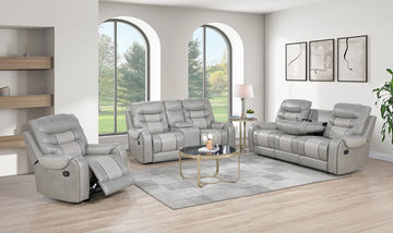 S1988 Phoenix II Grey reclining set