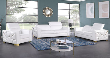 MI-1240 Astra (White) sofa loveseat