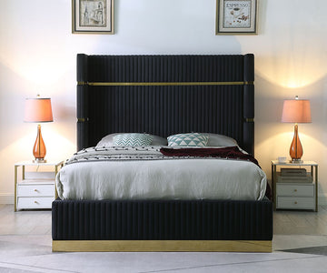 B786 Aspen platform bed (Black)