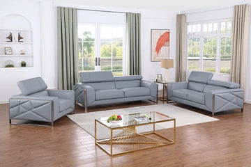 MI-989 Giorgio (LT. Blue) sofa loveseat