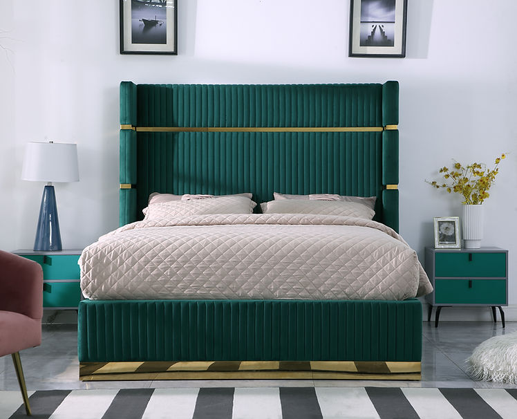 B786 Aspen platform bed (Green)