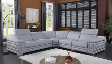 MI-1255 Favo (LT. Blue) sectional