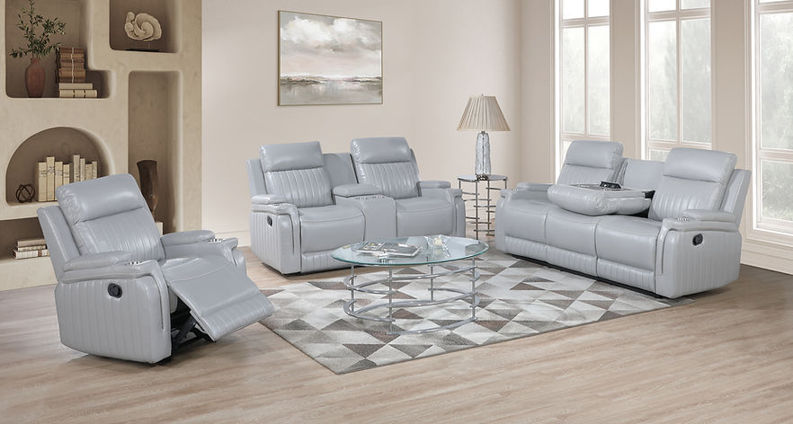 S2121 Ethan (LT. Grey) reclining set