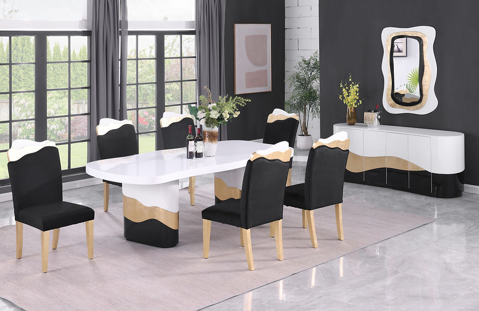 D901 Orion 82" Dining Table SET