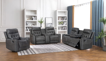 S6500 Rita (Grey) reclining set