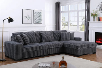 S860 Comfy II 3pcs (Grey) sectional