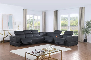 MI-1122-6pcs & 7pcs Franco (DK. Navy) sectional