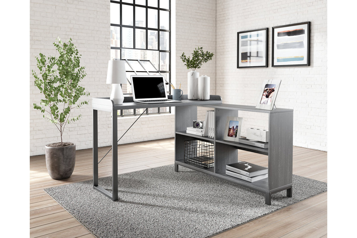 Bayflynn Whitewash Home Office Desk